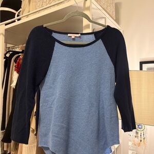 Calypso St. Barth 100% Cashmere Baseball Sweater